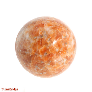 Calcite Orange Sphere - Small #2 - 2 1/4"    from The Rock Space