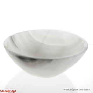 White Aragonite Dish #1    from The Rock Space