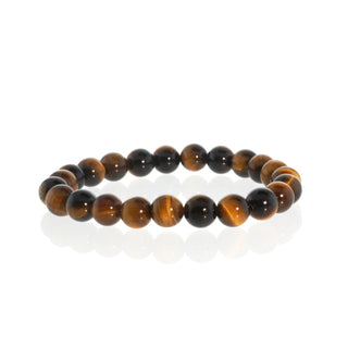 Gold Tiger's Eye Bead Bracelet    from The Rock Space