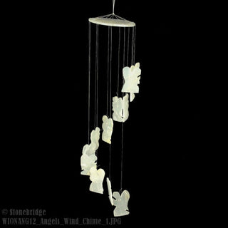 White Onyx Angel Wind Chime    from The Rock Space