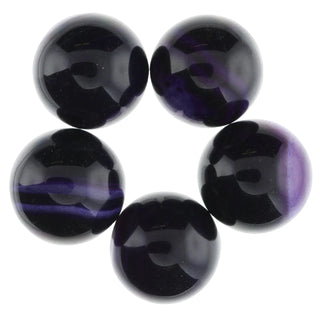 Agate Purple Banded Sphere - 5 Pack    from The Rock Space