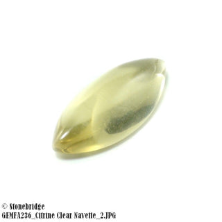 Citrine Gemstone - Navette Cut    from Stonebridge Imports
