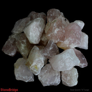 Rose Quartz A Chips - Large    from The Rock Space