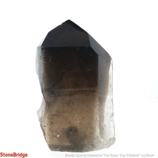 Smoky Quartz Cut Base, Polished Point Tower #3 Short    from The Rock Space