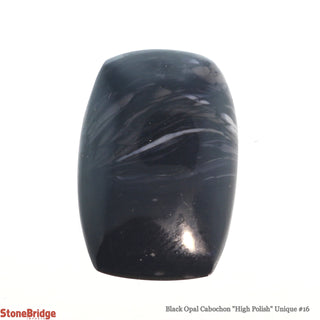 Black Opal Cabochon  Polish U#16    from The Rock Space