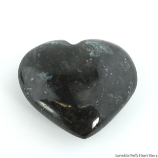 Larvikite Heart #4 - 1 3/4" to 2 3/4"    from The Rock Space