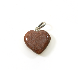 Red Aventurine Gemmy Heart Pendant    from The Rock Space