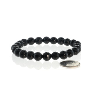 Onyx Bead Bracelet 8mm Faceted   from The Rock Space