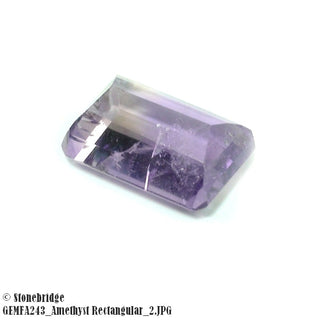 Amethyst Gemstone - Emerald Cut    from Stonebridge Imports