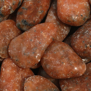 Orange Calcite Tumbled Stones - Brazil from The Rock Space