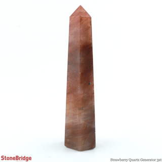 Strawberry Quartz Generator #3 Extra Tall from The Rock Space