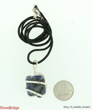 Sodalite Tumbled Wrapped Necklaces    from The Rock Space