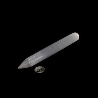 Selenite Pointed Massage Wand - 5 3/4"