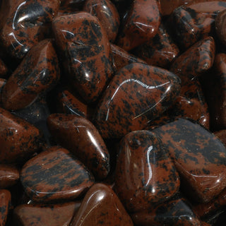 Obsidian Mahogany Tumbled Stones    from The Rock Space