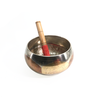 Silver Brass 8" Singing Bowl    from Stonebridge Imports