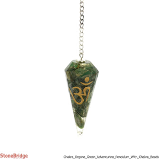 Orgone Green Aventurine Chakra Pendulum    from The Rock Space