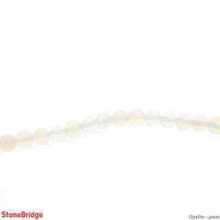 Opalite - Round Strand 15" - 4mm from The Rock Space