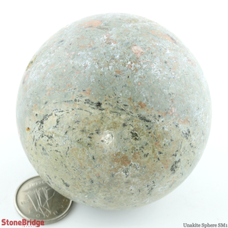 Unakite Sphere - Small #1 - 2 1/4"    from The Rock Space