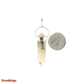 Rutilated Quartz Double Terminated Pendant    from The Rock Space