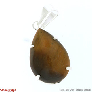 Tiger's Eye Drop Pendant - 18mm x 13mm    from The Rock Space