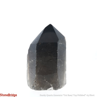 Smoky Quartz Cut Base, Polished Point Tower #3 Short    from The Rock Space