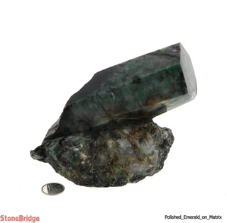 Polished Emerald on Matrix - U5    from The Rock Space