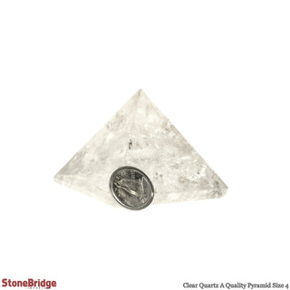 Clear Quartz A Pyramid #4 - 2" to 2 1/4"    from The Rock Space