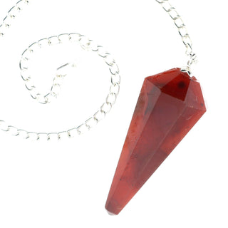 Carnelian Pendulum 6 Facets & Bead    from The Rock Space