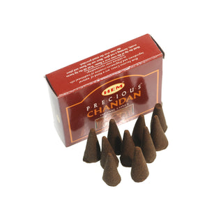 Chandan Hem Incense Cones - 10 Pack    from The Rock Space