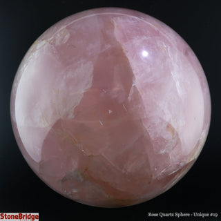 Rose Quartz Sphere U#19 - 4"    from The Rock Space