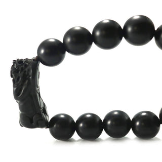 Mala Bracelet "Black Rosewood & Charm" #22    from The Rock Space