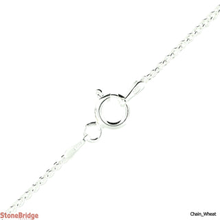 Sterling Silver Chain "Wheat Style" 035 - 20" Long    from The Rock Space