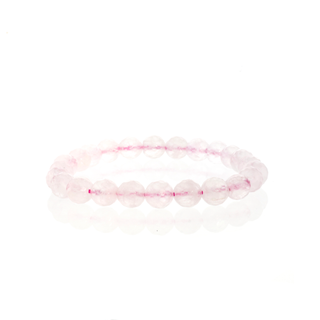 Rose Quartz Bead Bracelet