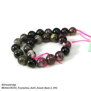 Multi Colour Tourmaline - Round Strand 15" - 8mm    from The Rock Space