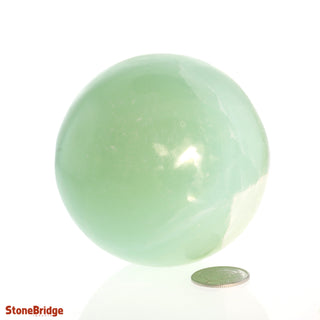 Calcite Green Sphere - Medium #2 - 2 3/4"    from The Rock Space