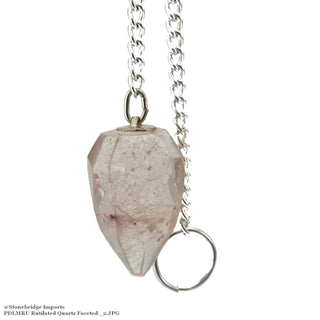 Multi Faceted Rutilated Quartz Pendulum    from The Rock Space