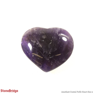 Amethyst Crystal Puffy Heart #2 - 1" to 2"    from The Rock Space