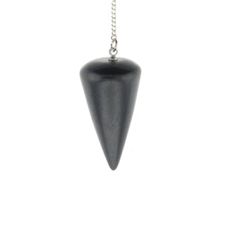 Shungite Rounded Pendulum from The Rock Space