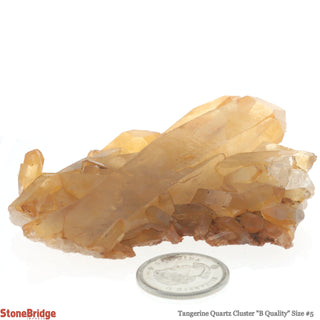 Tangerine Quartz Cluster #5    from The Rock Space