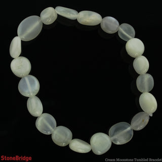 Moonstone Cream Tumbled Bracelets from The Rock Space