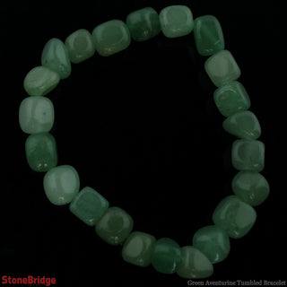 Green Aventurine Tumbled SM Bracelet from The Rock Space