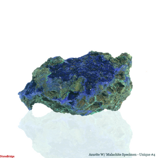 Azurite W/ Malachite Specimen U#4    from The Rock Space