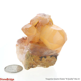 Tangerine Quartz Cluster #7    from The Rock Space