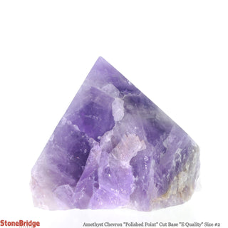 Amethyst Chevron Cut Base, Polished Point Tower #2    from The Rock Space