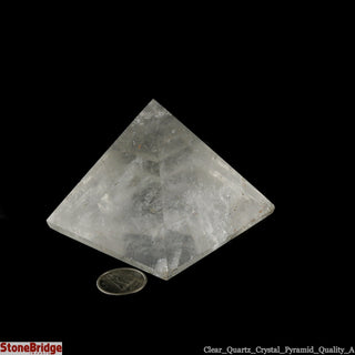 Clear Quartz A Pyramid #6 - 2 1/2" to 2 3/4" Wide    from The Rock Space