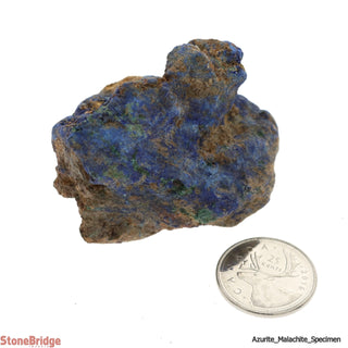 Azurite With Malachite Specimen #3    from The Rock Space