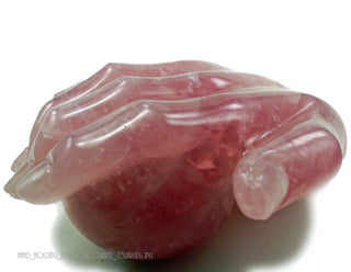 Rose Quartz Carving Hand & Sphere U#5    from The Rock Space