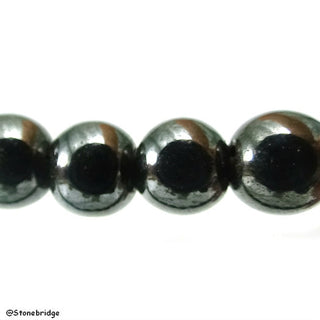 Hematite - Round Strand 12mm    from The Rock Space