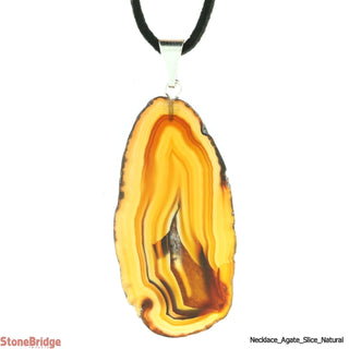 Natural Colour Agate Slice Necklace    from The Rock Space