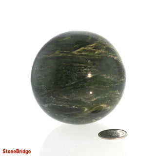 Jade Nephrite Sphere - Small #4 - 2 1/2"    from The Rock Space